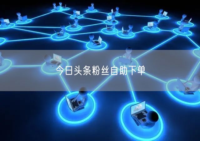 今日头条粉丝自助下单