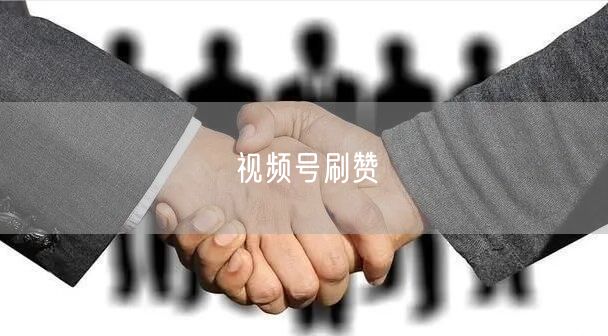 视频号刷赞