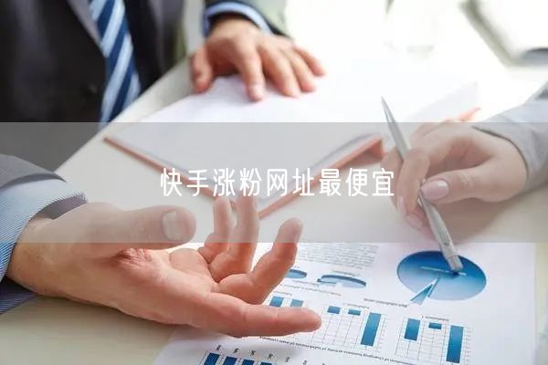 快手涨粉网址最便宜